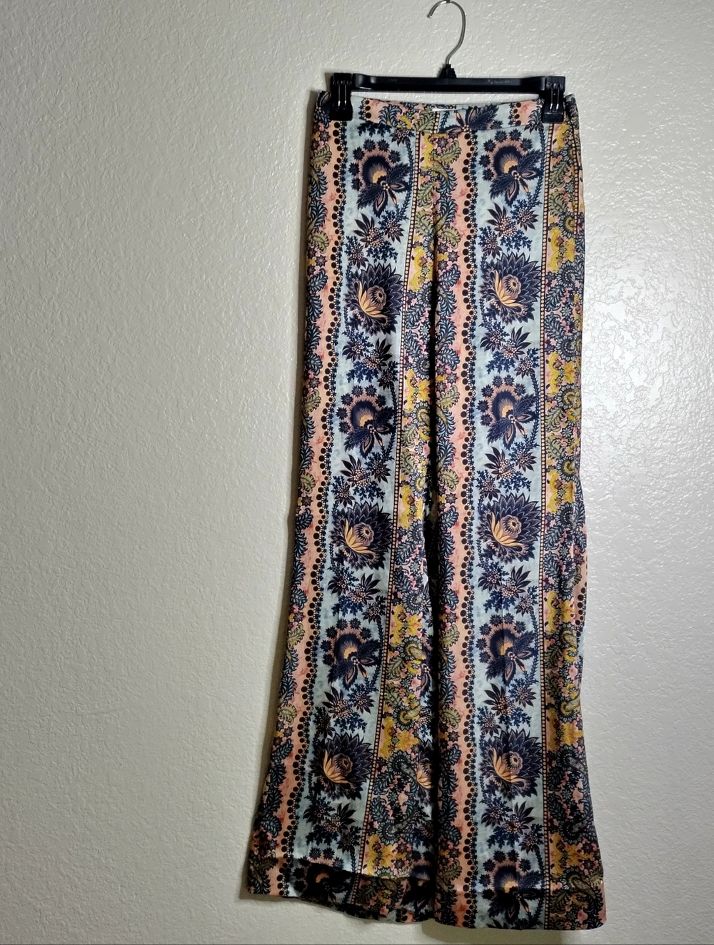 Sandro Flowing Baroque Printed Trousers Sz 34/XS - Picture 2 of 12